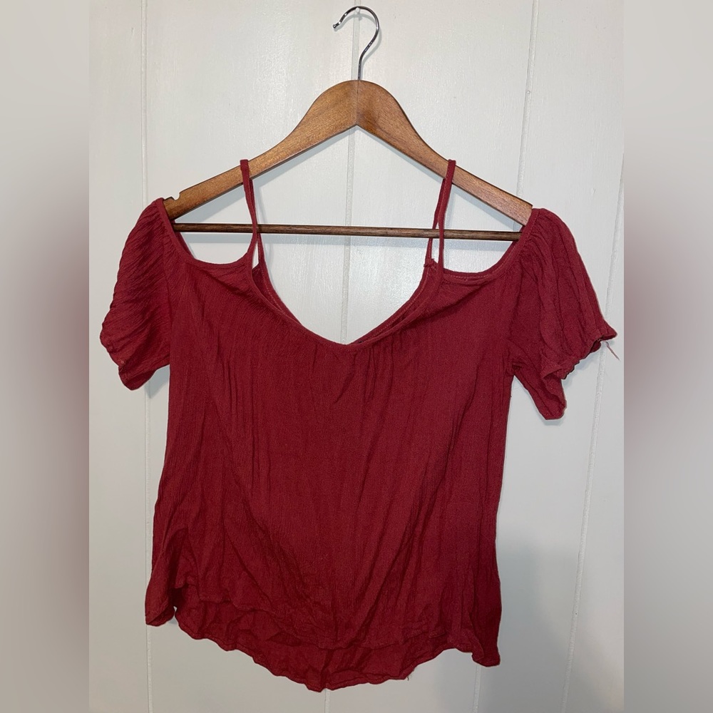 Off the shoulder crop top